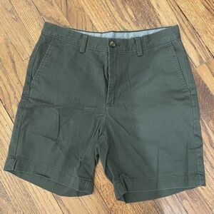 Amazon Essentials Green Flat Front Shorts